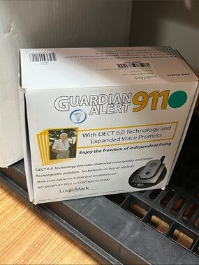 Guardian Alert 911 Medical Alert System - White/Yellow